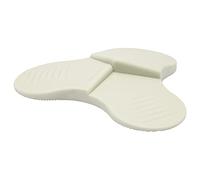 WAGNER Butoir de porte 3STOP GRIS CLAIR - diamètre Ø 108 x 19 mm, 3 hauteurs de coin, cale de porte à glisser sous la porte, butoir design en plastique de haute qualité - 15698301