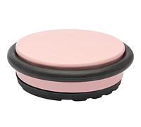 WAGNER Butoir de porte BIG DISK COLOR ROSE - diamètre Ø 98 x 30 mm, placement sur sol, butoir premium en acier industriel et caoutchouc thermoplastique, 750 g - 15516601