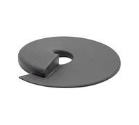 WAGNER Butoir de porte ESCARGOT - diamètre Ø 110 x 13 mm, gris, cale de porte à glisser sous la porte, butoir design en élastomère innovant - 15697701