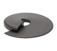 WAGNER Butoir de porte ESCARGOT - diamètre Ø 110 x 13 mm, noir, cale de porte à glisser sous la porte, butoir design en élastomère innovant - 15698101