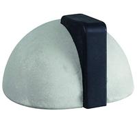 WAGNER Butoir de porte HÉMISPHÈRE DE CIMENT MOYEN - diamètre Ø 92 x 95 x 52 mm, placement sur sol, butoir premium en béton et caoutchouc thermoplastique - 15518901