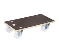 WAGNER Chariot à roulettes MM 1111 I 57,5 x 30 x 13,5 cm - Charge 400 kg - pour cartons, appareils et Meubles I Trou de Transport I Surface antidérapante I certifié FSC® - 20111101