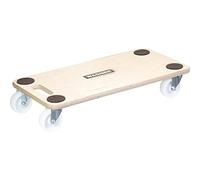 Wagner Chariot de Transport MM 1126 I 59 x 29 x 11 cm - Capacité de Charge 200 kg - pour Objets encombrants, équipements et Meubles I Patins antidérapants I certifié FSC® - 20112601