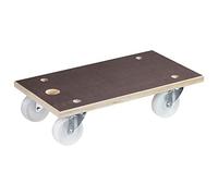 WAGNER Chariot de Transport MM 1143 I 57,5 x 30 cm - Charge 500 kg - Plateau multiplex 24 mm - pour cartons Lourds, appareils et Meubles I Surface antidérapante I certifié FSC® - 20114301