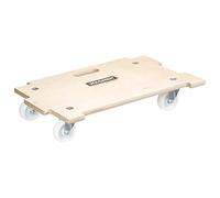 WAGNER Chariot de Transport MM 1382 I 59 x 39 x 11 cm - Charge 250 kg - pour Charges de (Presque) Toutes Les Tailles I Extensible de manière Flexible I à roulement Doux I certifié FSC® - 20138201