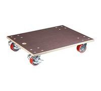 WAGNER Chariot de Transport Professionnel MM 1348 I 78 x 59 cm - Plateau multiplex 24 mm - Charge de 1.000 kg - pour conteneurs gerbables Euronorm I Surface antidérapante I certifié FSC® - 20134801