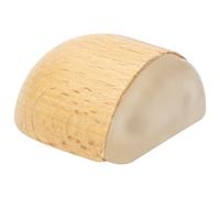 WAGNER Butoir de porte BOIS - 40 x 39 x 24 mm, à coller au sol, pour l'intéreur, corps en bois de hêtre massif, protection contre les chocs en caoutchouc thermostatique - 15509411