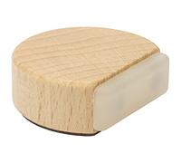 WAGNER Butoir de porte BOIS - 42 x 35 x 17 mm, à coller au sol, pour l'intéreur, corps en bois de hêtre massif, protection contre les chocs en caoutchouc thermostatique - 15509511