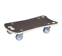 WAGNER Chariot à roulettes MM 1342 I 57,5 x 29 x 11 cm - Charge 250 kg - pour cartons Lourds, appareils et Meubles I Surface antidérapante I certifié FSC® - 20134201