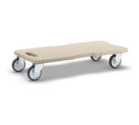 WAGNER design yourself, Chariot de Transport MM 1327 I 59 x 29 x 12 cm - Charge 300 kg - pour Objets encombrants, matériel et Meubles I 3 poignées encastrées I certifié FSC 20132701