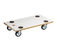 WAGNER Socle à roulettes MM 1316 I 57,5 x 30 x 11 cm - Charge 250 kg - Patins antidérapants I revêtement spécial I Facile à Nettoyer I pour Le Transport de Charges Lourdes - 20131601