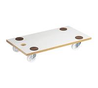 WAGNER Socle à roulettes MM 1319 I 57,5 x 30 x 10 cm - Charge 200 kg - Patins antidérapants I revêtement spécial I Facile à Nettoyer I pour Le Transport de Charges Lourdes - 20131901