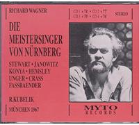 Wagner: Die Meistersinger Von Nurnberg [Import] Richard Wagner (Composer), Rafael Kubelik (Conductor), Thomas Stewart (Performer), Gundula Janowitz (Performer), Sandor Konya (Performer), Franz Crass (