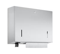 Wagner-Ewar A-Line Distributeur de serviettes en papier, avec 1 distributeur de savon, anti-vandalisme, 731787, WP550-5