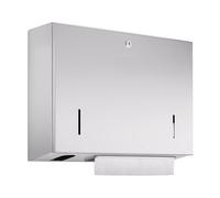 Wagner-Ewar A-Line Distributeur de serviettes en papier, avec 1 distributeur de savon, anti-vandalisme, 731782, WP550e