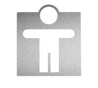 Wagner-Ewar AC Plaque de porte de toilettes, WC hommes, 700400, AC400