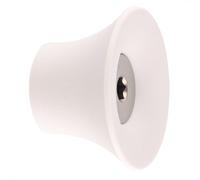 WAGNER hooks4home Crochet mural TULIP - Ø 40 x 25 mm plastique & acier galvanisé, gris clair - 17031321