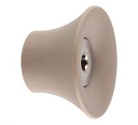 WAGNER hooks4home Crochet mural TULIP - Ø 40 x 25 mm plastique & acier galvanisé, taupe - 17032121