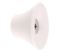 WAGNER hooks4home Crochet mural TULIP - Ø 50 x 30 mm plastique & acier galvanisé, gris clair - 17031421