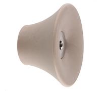 WAGNER hooks4home Crochet mural TULIP - Ø 50 x 30 mm plastique & acier galvanisé, taupe - 17032221