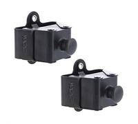 WAGNER - hooks4tools 15209902 Lot de 2 boutons de fixation pour appareils en acier galvanisé 52 x 55 x 37 mm pour vêtements, masques, lunettes, etc