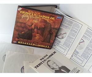 WAGNER, JOHN MITCHINSON, LINDA ESTHER GRAY, ANNE WILKENS, PHILLIP JOLL, GWYNNE HOWELL, ORCHESTRA AND CHORUS OF THE WELSH NATIONAL OPERA, REGINALD GOODALL - WAGNER, JOHN MITCHINSON, LINDA ESTHER GRAY, ANNE WILKENS, PHILLIP JOLL, GWYNNE HOWELL, ORCHESTRA AND CHORUS OF THE WELSH NATIONAL OPERA, REGINALD GOODALL tristan and isolde, 5 x vinyl boxset and booklet, D250D 5
