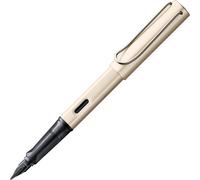 Wagner-Lx 058 Stylo-Plume Élégant En Aluminium Léger De Couleur Palladium Avec Finition En Métal Précieux Et Plume En Acier Pvd Noir Brillant,Avec Cartouche D'encre T 10 En Bleu Et Emballage
