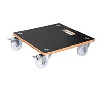 Wagner Support à roulettes pour Pot de Fleur Maxigrip 38 x 38 x 11 cm I intérieur + extérieur I Roule Pot en Bois certifié FSC® I 2 Freins I Capacité de Charge 250 kg I Made in Germany - 20133801