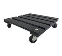 Wagner Chariot de plantes WPC 29×29×7 cm – intérieur et extérieur, 2 freins, Anthracite, 80 kg