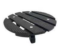 WAGNER Chariot de Plantes WPC Ø 29 x 7 cm | Porte Plante pour intérieur + extérieur | Support Roulant pour Pot en Composite Bois-Plastique, Anthracite, 2 Freins | Capacité de Charge 100 kg - 20052501