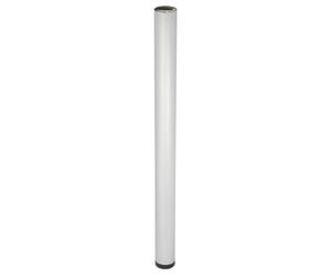 Wagner Pied de Meuble/Pied de Table/Tube système TENO Ø 60 x 800 mm, combinable Individuellement avec Le système TENO et QuickClick, Acier Aspect anodisé, capacité de Charge 50 kg - 12340901