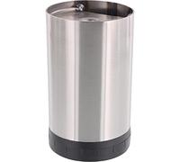 Wagner Pied de Meuble/Pied de Table/Tube système TENO - Diamètre 60 x 100 mm - Combinable Individuellement avec Le système TENO et QuickClick - Acier Aspect Acier Inoxydable brossé - Charge maximale