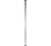 Wagner Pied de Meuble/Pied de Table/Tube système TENO - Diamètre 60 x 1150 mm - Combinable Individuellement avec Le système TENO et QuickClick - Acier Aspect Acier Inoxydable brossé - Charge maximale
