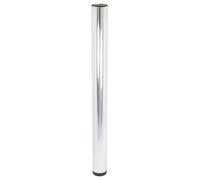 Wagner Pied de Meuble/Pied de Table/Tube système TENO - Diamètre 60 x 710 mm - Combinable Individuellement avec Le système TENO et QuickClick - Acier chromé - Charge maximale : 50 kg - 12351001