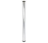 Wagner Pied de Meuble/Pied de Table/Tube système TENO - Diamètre 60 x 800 mm - Combinable Individuellement avec Le système TENO et QuickClick - Acier chromé - Charge maximale : 50 kg - 12351201