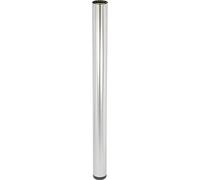 Wagner Pied de Meuble/Pied de Table/Tube système TENO - Diamètre 60 x 800 mm - Combinable Individuellement avec Le système TENO et QuickClick - Acier Aspect Acier Inoxydable brossé - Charge maximale