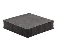 WAGNER Pieds de pots GH 0803 - Lot de 4 pièces I 50 x 50 mm, H 12 mm I autocollant I Protéger le sol du gel et de l'humidité stagnante I caoutchouc résistant aux intempéries, bonne stabilité- 20080399