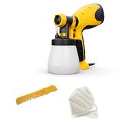 Wagner Pistolet à peinture W 100 Wood&Metal Sprayer pour vernis et lasures à l'intérieur et l'extérieur, 5 m²-12 min, réservoir de 800 ml, 280 W