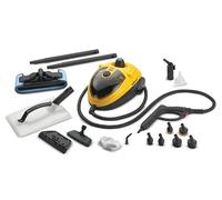 WAGNER Power Steamer 915 E, multifonction nettoyeur vapeur de 18 accessoires, pression 3,5 bar, temps de vapeur env. 40 min, 1,2l reservoir, 2,4 m Longueur du tuyau, 1500 W