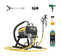 Wagner ProSpray 3.20 HEA Airless + Rallonge de buse 12,5cm + Buse 519 + FlexTwist S + TipClean + EasyClean
