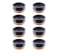 Wagner QuickClick® 15784700 Lot de 8 Patins de Rechange interchangeables en Fibre spéciale SYNO Slim Diamètre 17 mm pour Base Ø 17 mm Fabriqué en Allemagne