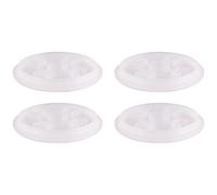 Wagner QuickClick 15824704 Lot de 4 Patins en Feutre pour système TENO Ø 50 mm - Interchangeables - en Plastique STOPP pour Pieds de Meuble TENO Ø 60 mm - Fabriqué en Allemagne