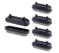 Wagner QuickClick® 16782000 Lot de 8 patins en feutre tandem à insérer dans un tube Ø 12 mm - 4 bases + 4 embouts coulissants interchangeables - Feutre de laine ultra doux - 39 x 12 mm - Fabriqué en