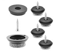 Wagner QuickClick® Patins en Feutre pour Meubles et chaises - Lot de 4 à Visser I 4X Base + vis + Insert Changeable - Feutre de Laine Ultrasoft Slim - diamètre Ø 20 mm - Made en Allemagne - 15780300