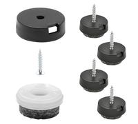 Wagner QuickClick® Patins en Feutre pour Meubles et chaises - Lot de 4 à Visser I 4X Base + vis + Insert Changeable - Feutre de Laine Ultrasoft - diamètre Ø 20 mm - Made en Allemagne - 15808400