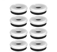 Wagner QuickClick® Patins en Feutre Robuste pour Meubles et chaises - Lot de 8 Patins de Rechange changeables - Naturel - diamètre Ø 30 mm - pour Base Ø 30 mm - Made en Allemagne - 15803300