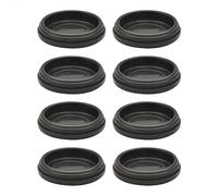 Wagner QuickClick® Patins en Plastique pour Meubles et chaises - Lot de 8 Patins de Rechange changeables - Black - diamètre Ø 30 mm - pour Base Ø 30 mm - Made en Allemagne - 15822700