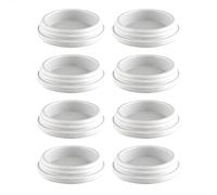 Wagner QuickClick® Patins en Plastique pour Meubles et chaises - Lot de 8 Patins de Rechange changeables - Hyper - diamètre Ø 25 mm - pour Base Ø 25 mm - Made en Allemagne - 15792900