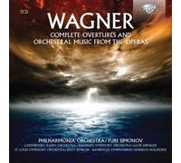 WAGNER,RICHARD - COMPLETE OVERTURES+ORCHESTRAL MUSIC FROM OPERAS 3 CD NEUF