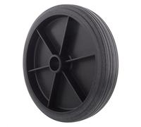 WAGNER Roue à disque plein - Diamètre 175 x 35 mm - Trou d'axe Ø 20 mm - Plastique noir - Charge maximale 80 kg - 03817501